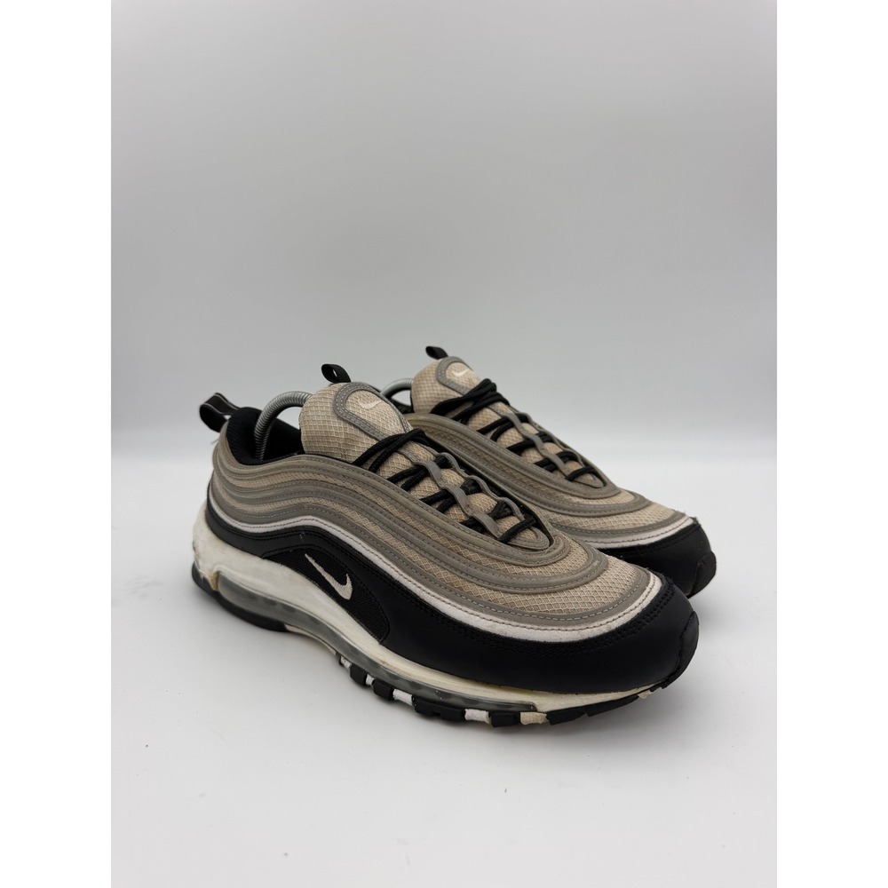 Nike Air Max 97 Black White Tan Mens Running Shoes DM0027-001 Size 11